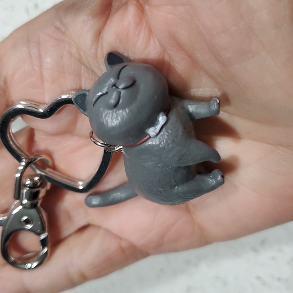 Accessories - Gray BOY CAT Keychain